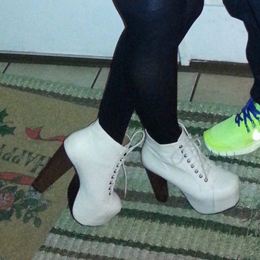 Laceup Platform Booties - image 6